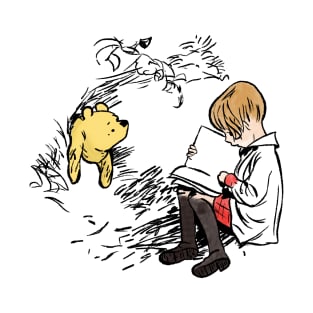 Vintage Winnie the Pooh and Christopher Robin T-Shirt