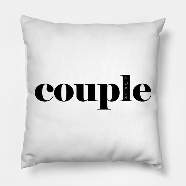 Couple Goals Pillow by RainbowAndJackson