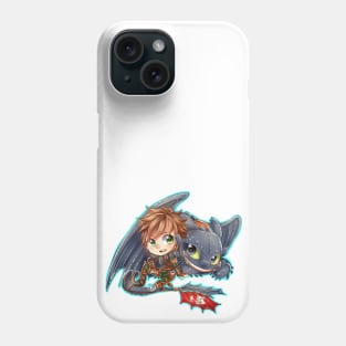 Hiccup and Toothless Phone Case