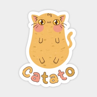 Catato - potato cat Magnet