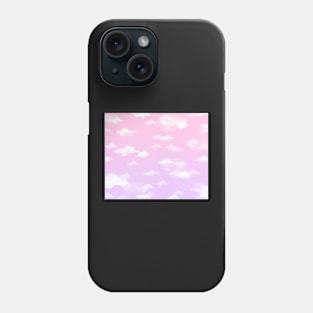 pink and lavender sky Phone Case