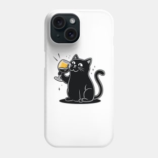 wine and cats Phone Case