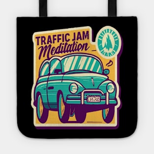 Traffic jam meditation Tote