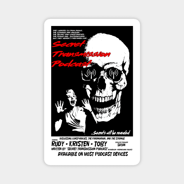 Horror Movie Poster Magnet by Secret Transmission Podcast