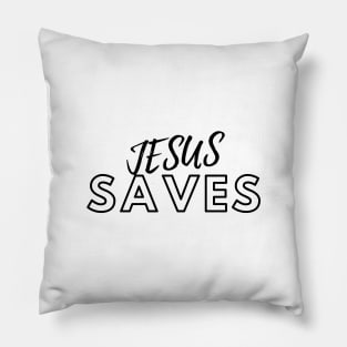 JESUS SAVES Pillow