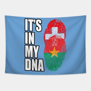 Switzerland And Burkina Faso Mix DNA Heritage Tapestry