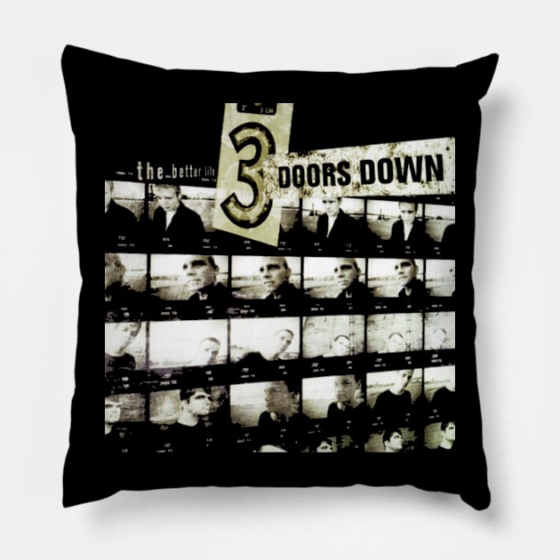 3 DOORS DOWN MERCH VTG Pillow by jjava4028