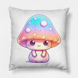 Cute Psychedelic Mushroom Pillow