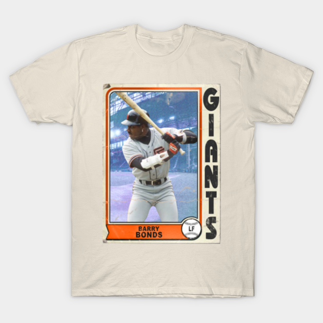 Retro Bonds Trading Card - Baseball - T-Shirt