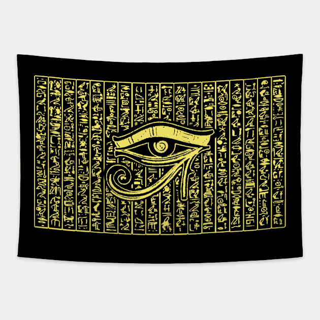 horus eye Tapestry by Lamink