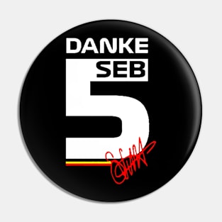 Danke Seb Sebastian Vettel 5 Pin