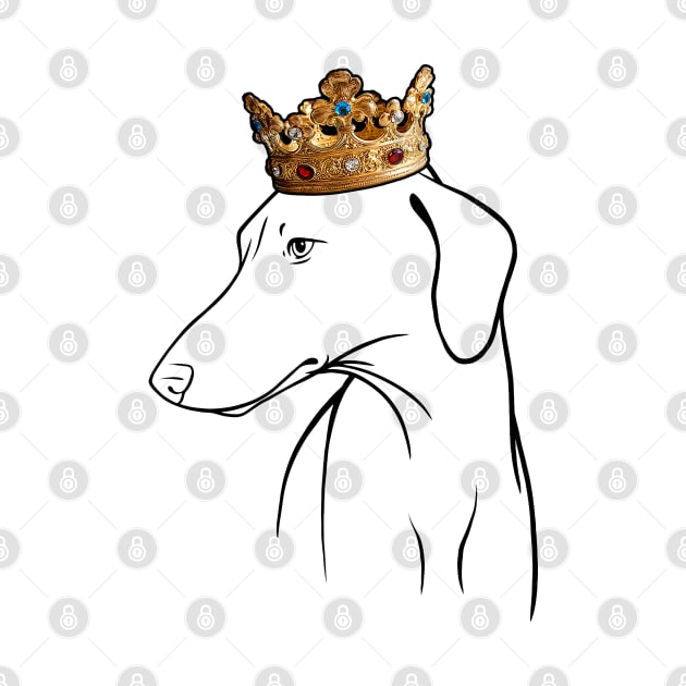 Azawakh Dog King Queen Wearing Crown by millersye