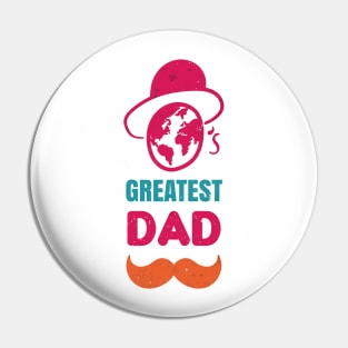 World's Greatest Dad Pin