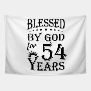 Blessed By God For 54 Years Tapestry