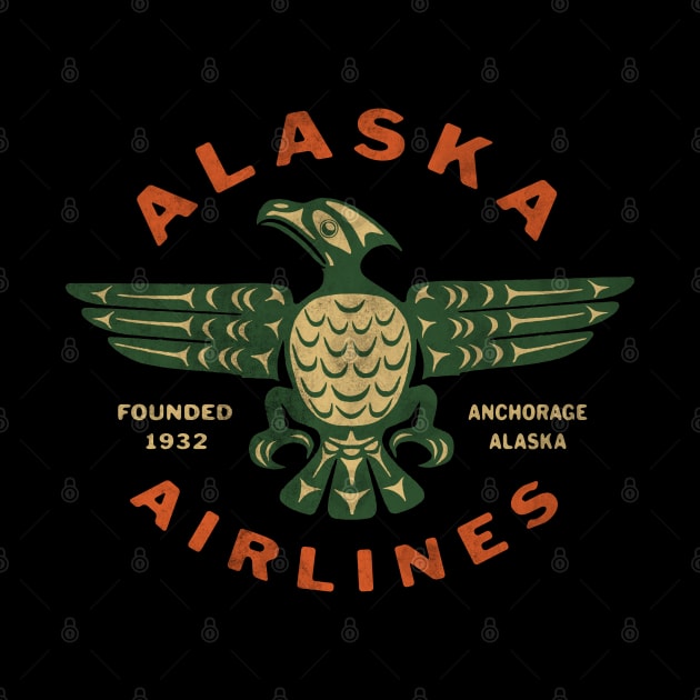 Alaska Airlines 2 by Buck Tee by Buck Tee