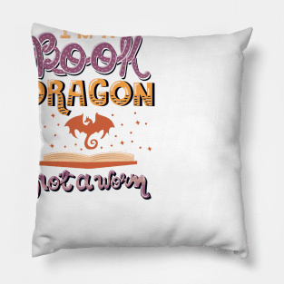 Book Dragon Pillow