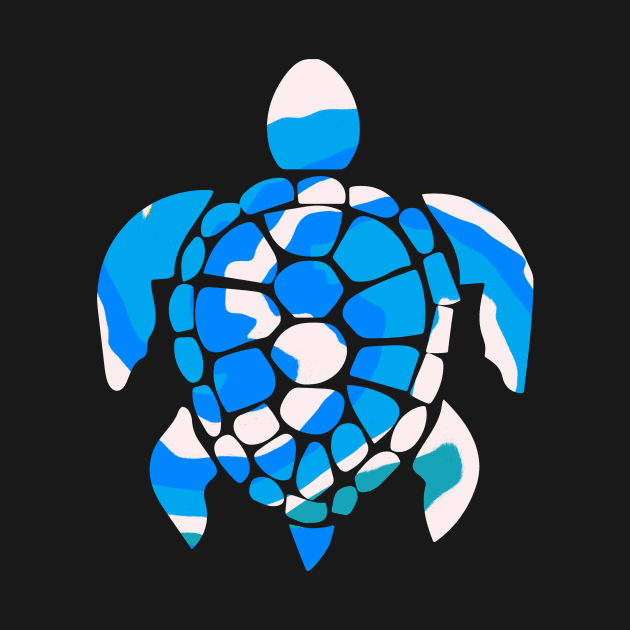 Tye-Die Sea Turtle by Golden Eagle Design Studio