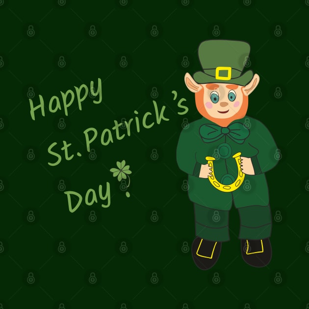 leprechaun Happy St. Patricks Day by Alekvik