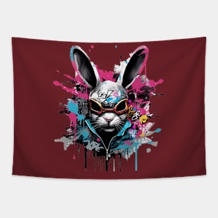 Street Bunny Tapestry