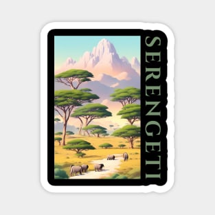 serengeti national park Magnet