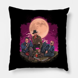 Horror movie icons Pillow