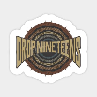 Drop Nineteens Barbed Wire Magnet