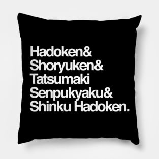 Names & Shoto Moves Pillow