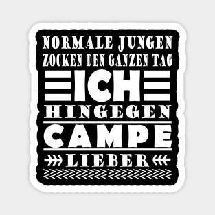 Campen Lagerfeuer Geschenk Wohnwagen Männer Magnet