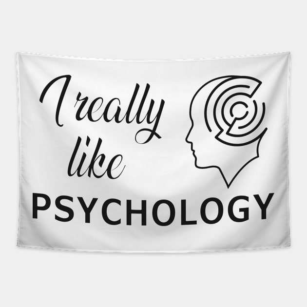 Psychologist - I really like psychology Tapestry by KC Happy Shop