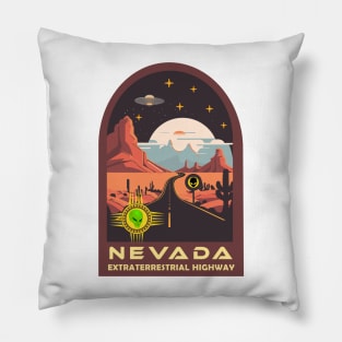 Nevada State | Extraterrestrial Highway Pillow