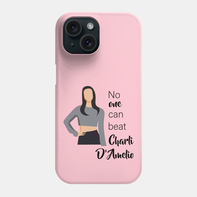 Famous tiktoker Charli D Amelio Phone Case by anins-azuree