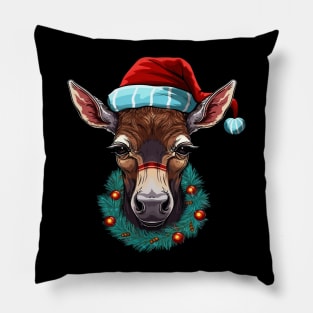 Okapi Christmas Pillow