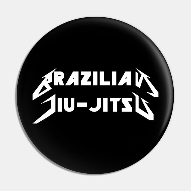 Brazilian Jiu Jitsu Metal BJJ Pin by fromherotozero