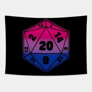 D20 Pride Flag Dice Tapestry