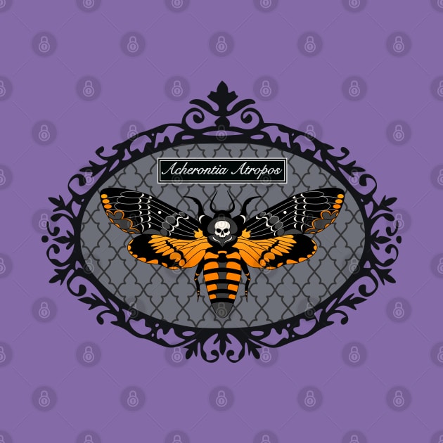 Death's Head HawkMoth Framed by RavenWake