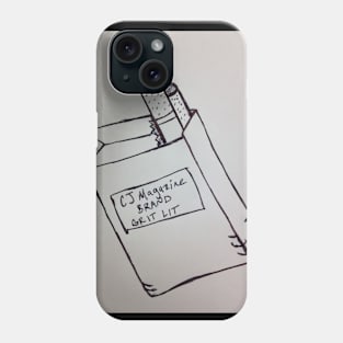 CJ Magazine Brand Grit Lit Phone Case