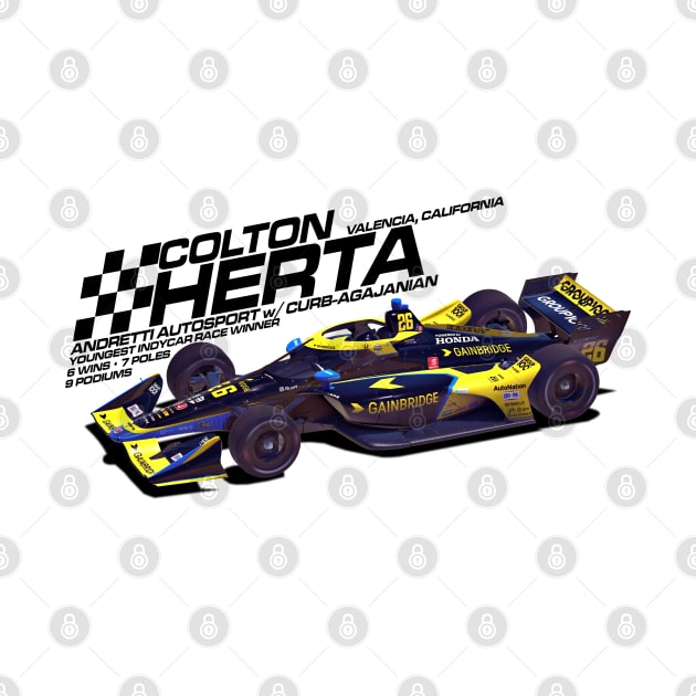 Colton Herta 2022 (black) by Sway Bar Designs