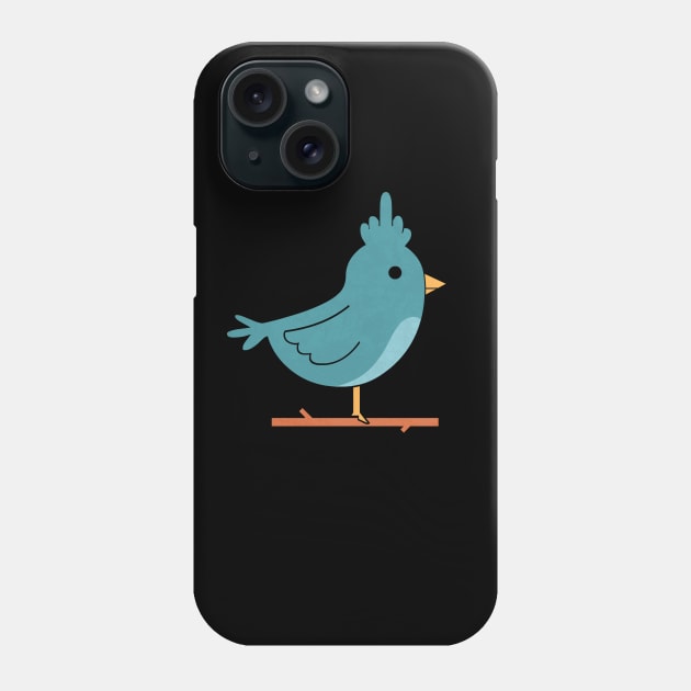 Flip The Bird Phone Case by HandsOffMyDinosaur