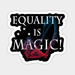 Equality Is Magic - Equal Rights LGBTQ Ally Unity Pride Feminist Magnet