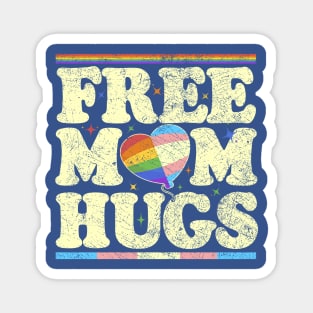 Free Mom Hugs Lgbt Pride Magnet