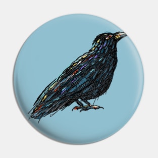 Crow’s Feet Pin