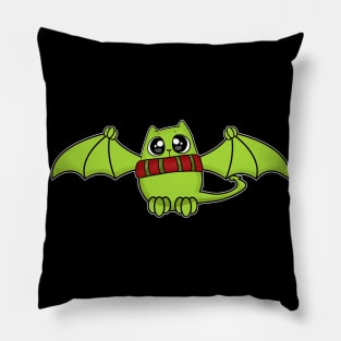 Bat Dragon Christmas Cat Pillow