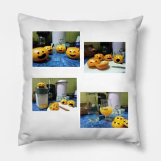 the orange mandarin torture saga ecopop photo booth Pillow