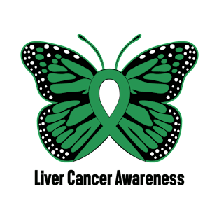 Liver Cancer Awareness Butterfly Hope T-Shirt