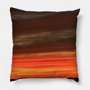 Silky orange Pillow