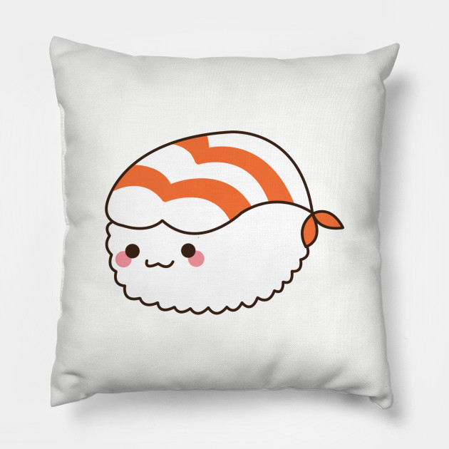 shrimp sushi pillow