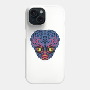 Big Brain Alien Phone Case