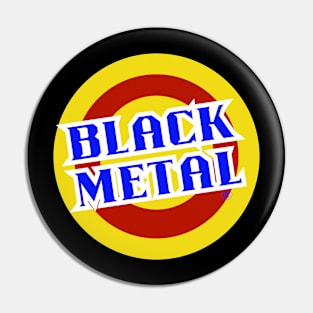 Black Metal Pin