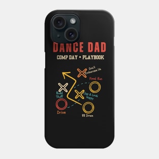 Dance Dad Comp Day Playbook Retro Vintage Phone Case