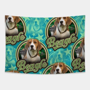 Beagle proud owner v2 Tapestry